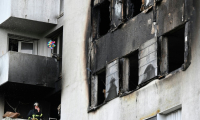 Un incendie à Reims a fait quatre morts, le 6 juin 2025 ( AFP / FRANCOIS NASCIMBENI )