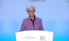 Christine Lagarde, présidente de la BCE. (crédit : BCE)
