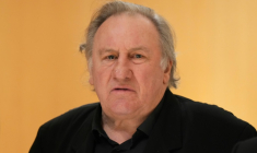 Gérard Depardieu au tribunal de Paris le 26 mars 2025 ( AFP / Dimitar DILKOFF )