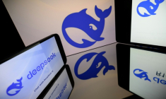 L'entreprise DeepSeek, joyau de la tech chinoise, a annoncé le lancement très attendu d'un nouveau modèle d'intelligence artificielle  ( AFP / Lionel BONAVENTURE )