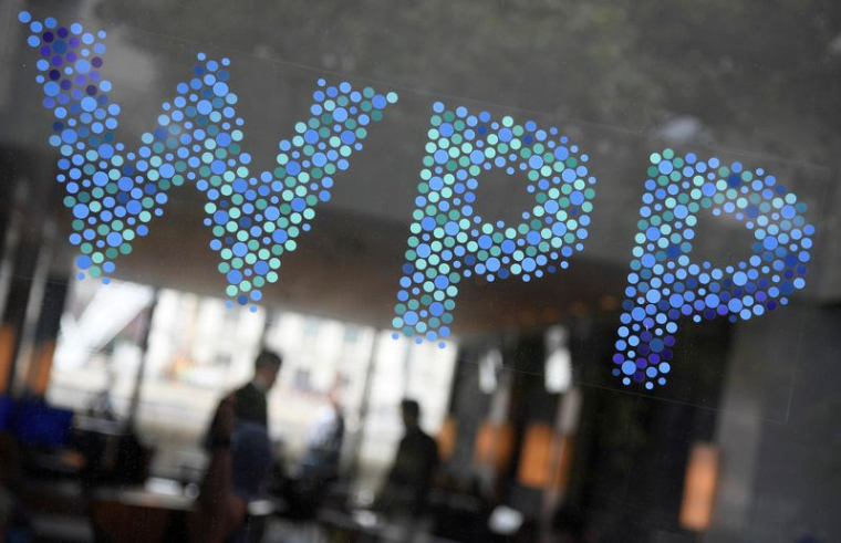 Le logo WPP à leurs bureaux à Londres