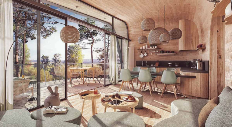 Des prix plus élevés. Propriétaire de 29 villages Center Parcs, le groupe monte en gamme face à une concurrence accrue. (© PIERRE & VACANCES)