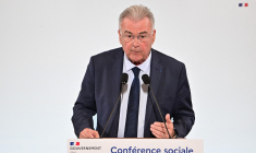 Michel Picon à Paris, le 16 octobre 2023. ( POOL / MIGUEL MEDINA )