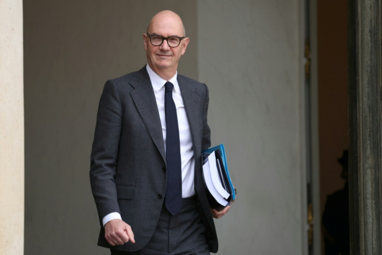 Le ministre de l'Economie Roland Lescure à l'Elysée, à Paris, le 19 novembre 2025 ( AFP / Thomas SAMSON )