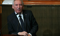François Bayrou à Paris, le 1er avril 2025. ( AFP / THOMAS SAMSON )