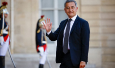 Le ministre français de l'Intérieur et de l'Outre-mer Gerald Darmanin