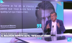 Troupes sur le sol ukrainien : Emmanuel Macron répète qu'il "n'exclut rien"