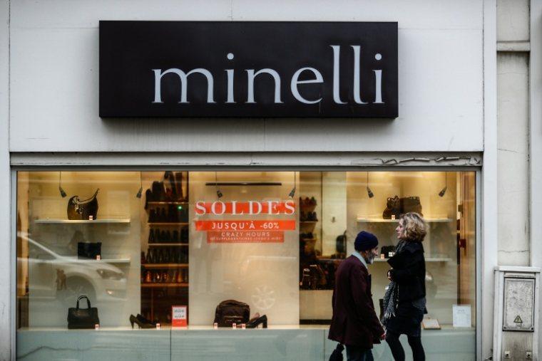 Un magasin Minelli à Caen, en janvier 2020 ( AFP / Sameer Al-DOUMY )