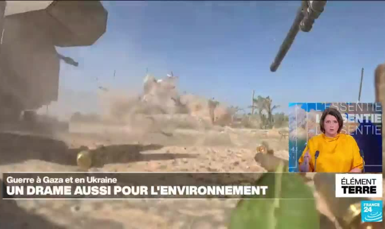 Guerre à Gaza et en Ukraine: un drame aussi pour l'environnement