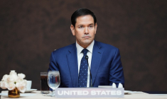 Marco Rubio à Doral, aux États-Unis, le 7 mars 2026. ( POOL / REBECCA BLACKWELL )