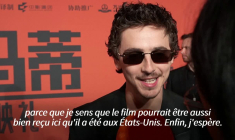 Cinéma: Timothée Chalamet fait la promotion de "Marty Supreme" en Chine