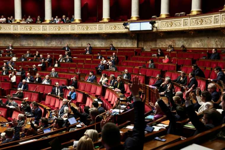 Débat sur le budget de l'Etat à l'Assemblée nationale le 29 octobre 2025 ( AFP / Thibaud MORITZ )