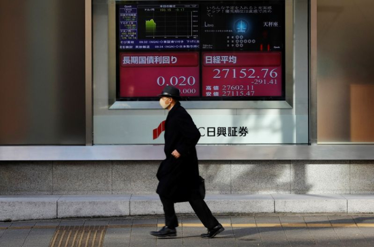 L'INDICE NIKKEI À TOKYO FINIT EN BAISSE DE 0,38%