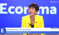 Christel Bories (Présidente d'Eramet) : "Il va falloir attendre mais je suis persuadée que notre cours de Bourse va rebondir !"