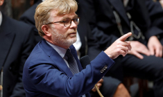 Marc Fesneau à Paris le 11 juillet. ( AFP / GEOFFROY VAN DER HASSELT )