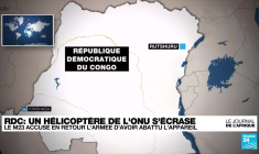 RD Congo : huit Casques bleus tués dans le crash de leur hélicoptère