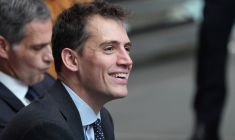 Arthur Mensch à Londres, au Royaume-Uni, le 9 juillet 2025. ( POOL / LUDOVIC MARIN )