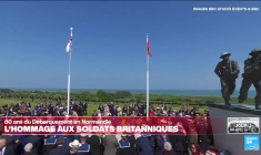 80 ans du D-DAY : Emmanuel Macron remet la Légion d'honneur à Christian Lamb