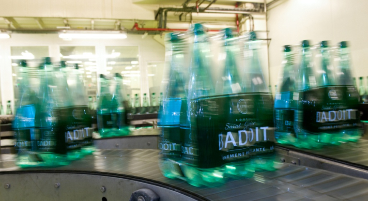 Propriétaire de Badoit, Danone pourrait faire l'objet d'une OPA en raison, notamment, de l'éclatement de son capital. (© L. Lauria)