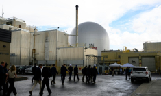 Le ministre américain de l'Energie, Chris Wright, en visite au Idaho National Laboratory, à l'ouest d'Idaho Falls, le 15 Juin 2026 ( AFP / Josh Edelson )