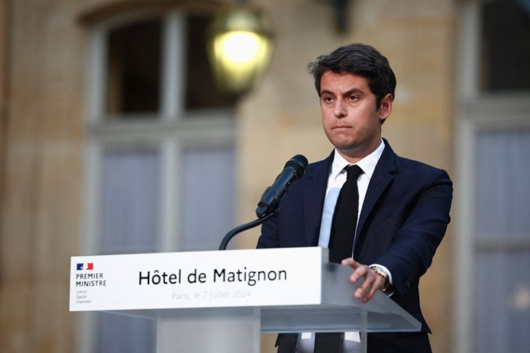 Gabriel Attal réagit aux résultats du second tour des élections législatives anticipées de 2024