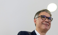 Le premier secrétaire du PS Olivier Faure à Nancy, le 14 juin 2025 ( AFP / ROMEO BOETZLE )