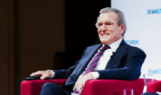 Gerhard Schroder, à Vienne, en 2024 ( APA / EVA MANHART )