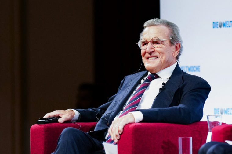 Gerhard Schroder, à Vienne, en 2024 ( APA / EVA MANHART )