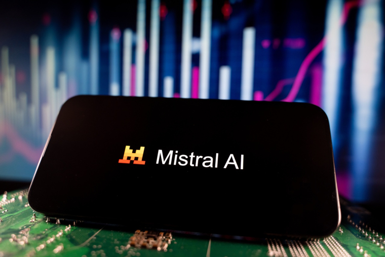 Le logo de Mistral AI. (Crédits: Adobe Stock)