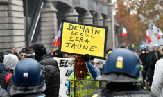 Manifestation de gilets jaunes à Paris le 20 novembre 2021 ( AFP / Alain JOCARD )