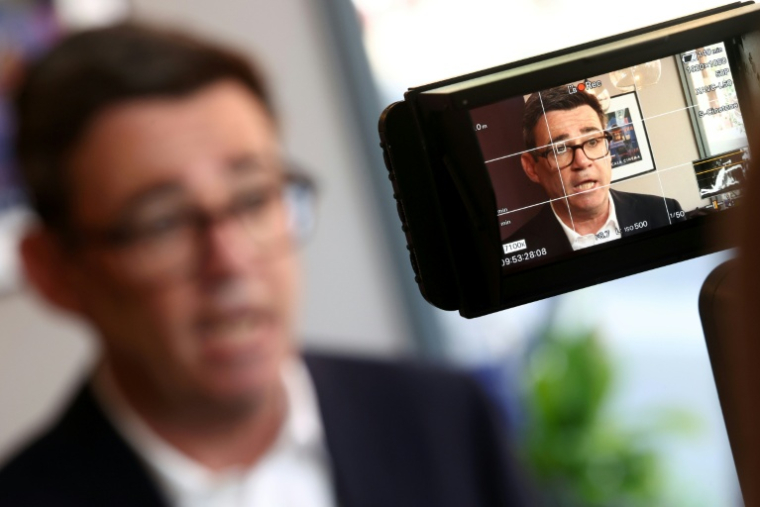 Le Premier ministre travailliste britannique Andy Burnham lors d'une interview, le 11 août 2026 à Ilkeston, dans le centre de l'Angleterre   ( POOL / Toby Shepheard )