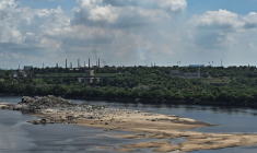 Vue sur le fleuve Dniepr