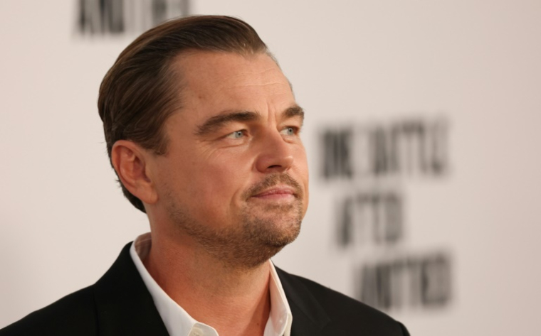 Leonardo DiCaprio lors de l'avant-première du film "Une bataille après l'autre", à Los Angeles, le 8 septembre 2025 ( AFP / Patrick T. Fallon )