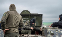 Ukraine's National Guard defence lines near Odessa