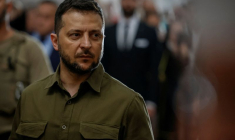 Photo d'archives du président ukrainien, Volodimir Zelensky