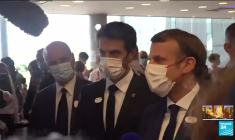 Emmanuel Macron à Tokyo : la France "à pied d'oeuvre" pour préparer Paris-2024