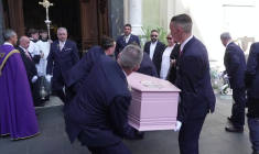 Obsèques de Loana Petrucciani dans la cathédrale Sainte-Réparate à Nice