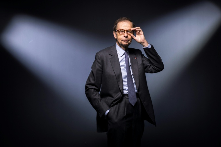 Louis Schweitzer le 6 novembre 2025 à Paris ( AFP / Lionel BONAVENTURE )