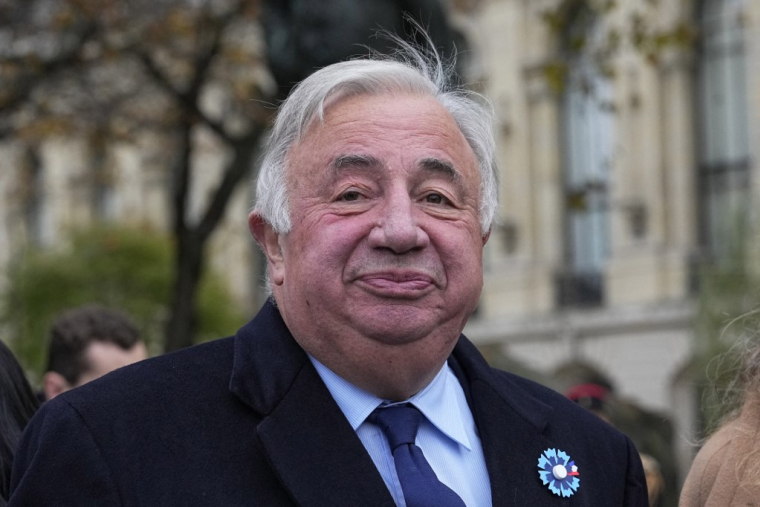 Gérard Larcher à Paris, le 11 novembre 2022. ( POOL / MICHEL EULER )