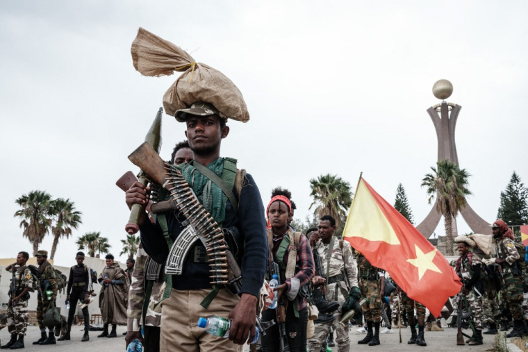 Des combattants du TPLF à Mekele, le 30 juin 2021. (illustration) ( AFP / YASUYOSHI CHIBA )