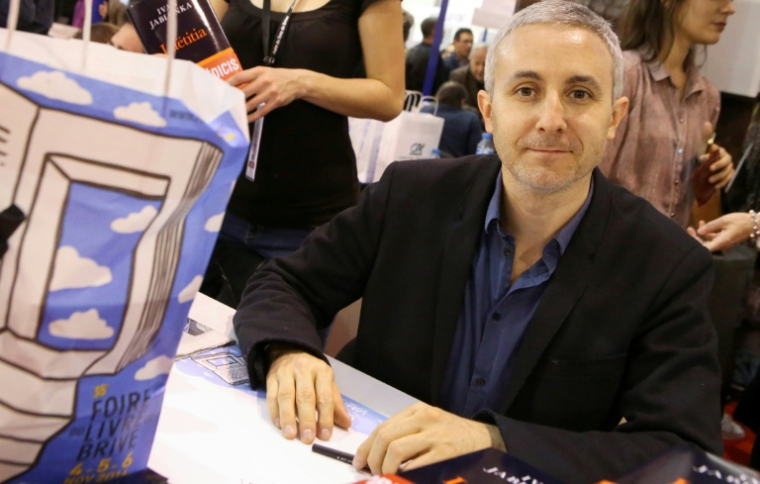 Ivan Jablonka, au salon du livre de Brive, le 5 novembre 2016 ( AFP / DIARMID COURREGES )