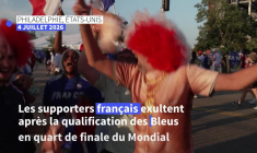 Mondial-2026: sous la chaleur, les fans de la France célèbrent la victoire à Philadelphie