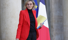 Agnès Pannier-Runacher à Paris, le 6 décembre 2023. ( AFP / GEOFFROY VAN DER HASSELT )