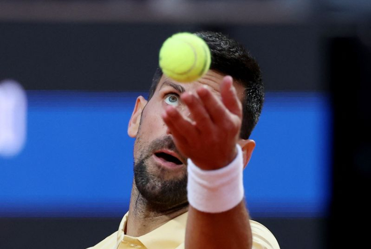 Le Serbe Novak Djokovic