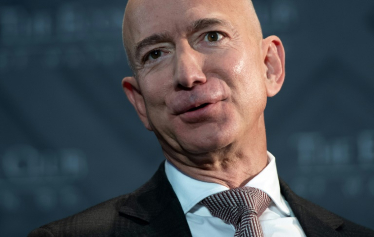 Le fondateur et patron d'Amazon Jeff Bezos, le 13 septembre 2018 à Washington ( AFP / SAUL LOEB )
