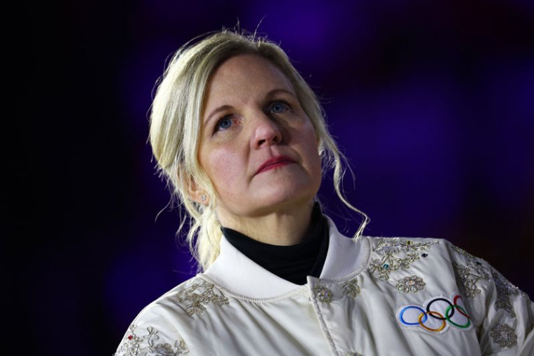 La présidente du Comité international olympique, Kirsty Coventry