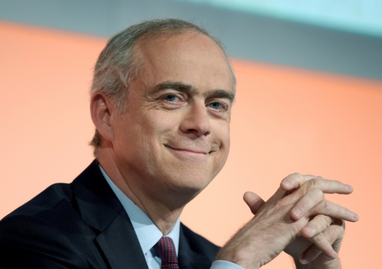 Ramon Fernandez, alors directeur général délégué du groupe Orange, le 4 mai 2018 à Paris ( AFP / ERIC PIERMONT )