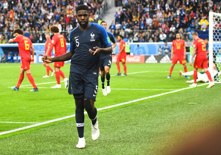 Samuel Umtiti chambre (gentiment) la Belgique