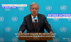 Accord de désarmement du Hamas: "la seule bonne nouvelle", selon le chef de l'ONU