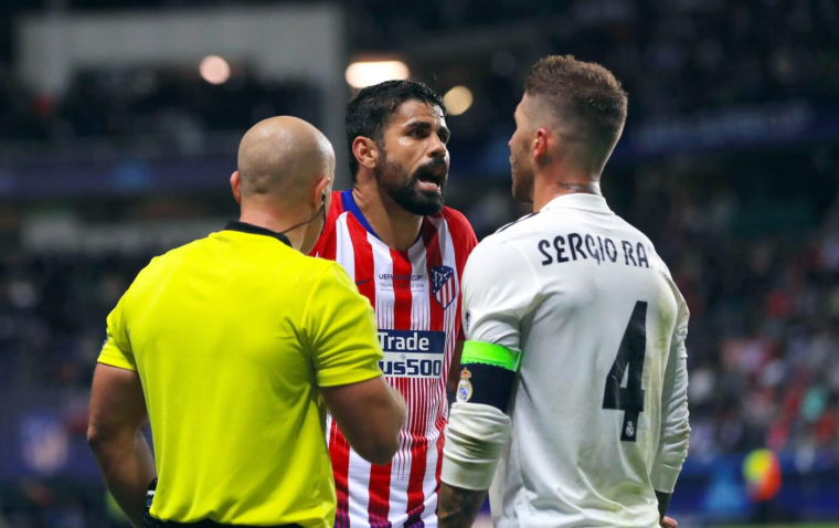 Diego Costa prenait son pied contre les vicieux sur le terrain